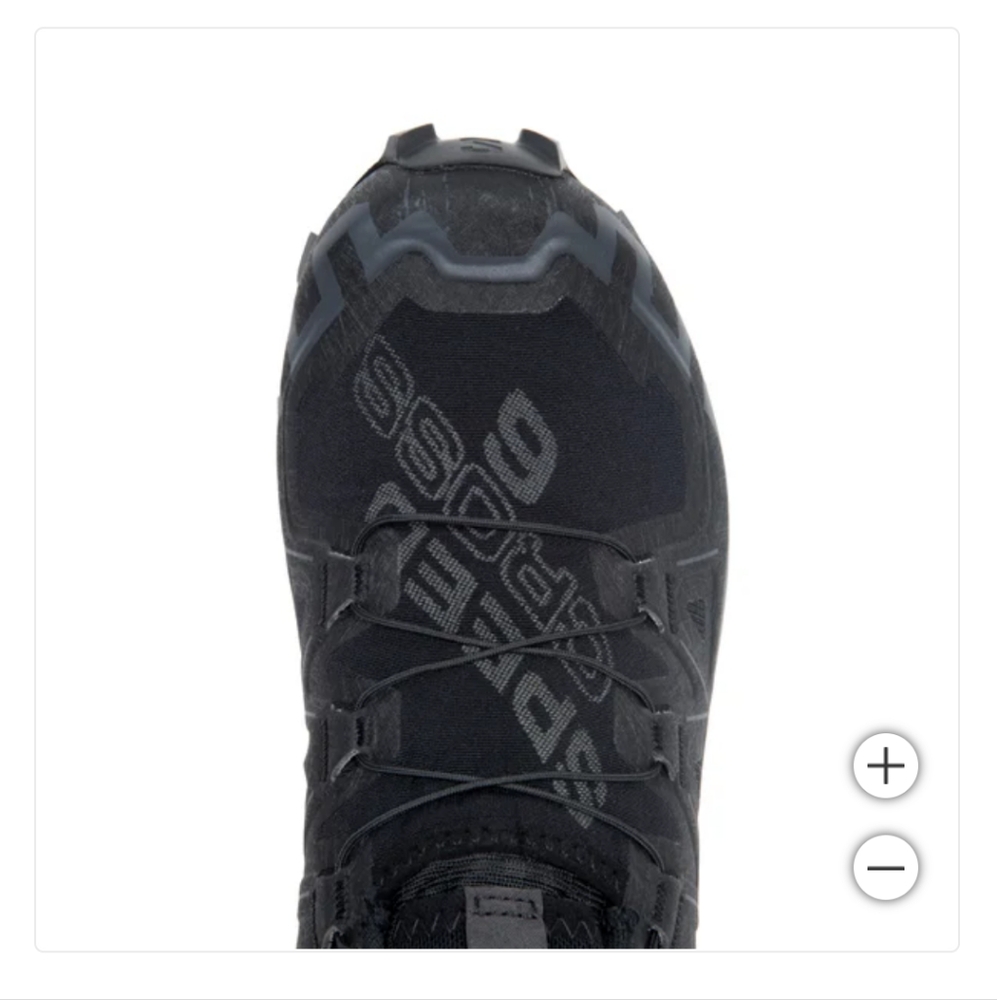 New! Salomon Ladies' Women Girls Speedcross 6 Shoe Black Color QuickLACE NWT NIB - Picture 7 of 12